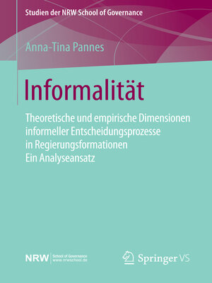 cover image of Informalität